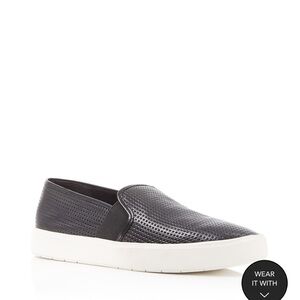 Vince Blair 5 Black Slip-On Sneakers